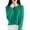 Green, variant on Baberdicy Women's Solid Color Knit Top, Round Neck Open Front Cardigan Sweater , Solid Round-Neck Cardigan, Casual Knit Sweater, Everyday Top Blackish Green M