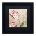 thumbnail image 2 of Trademark Fine Art "Peppermint Tulips I" Canvas Art by Color Bakery Black Matte, Black Frame, 2 of 4