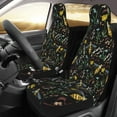 thumbnail image 2 of Sikiie Wasp and Florals Car Seat Protector 2 Pack Car Seat Cushion Mat, Car Seat Covers for SUV, Truck, Van, 2 of 7