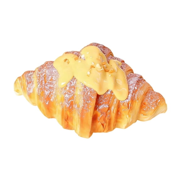 Giant Croissant Squishy, Large Slow Rising Squishy Fake/bread for Stress Relief, Funny Valentines Day Gift Decor, Anxiety Relief A