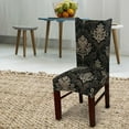 thumbnail image 3 of Removable & Protective for Home, Wedding, Hotel Events Polyester Printed Elastic Chair Covers, 3 of 8