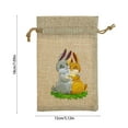thumbnail image 3 of Xdegoge 6 pcs Easter Linen Jute Drawstring Gift Bag,Easter Burlap Bags with Drawstring Gift Pouch Bags Candy Pouch Snack Sack for Easter Wedding, Party, Birthday, DIY Craft Multicolor, 3 of 6