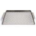 Yukon Glory Grill Topper Tray Stainless Steel Grilling Pan with for BBQ and Vegetables