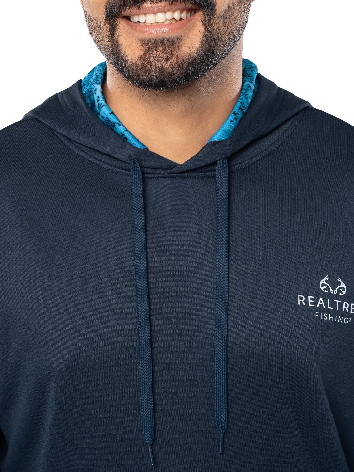 Realtree Fishing Men's Logo Performance Hoodie, Size S-4XL