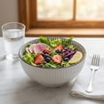 thumbnail image 4 of 60 Oz Large Soup Bowl Set Of 3, Japanese Ramen Pho Bowls, Blue And White Porcelain Big Bowl, 4 of 9