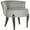 Grey, variant on SAFAVIEH Mora Modern Style Glam French Leg Vanity Chairs, Beige (23.4 in. W x 24.8 in. D x 22.4 in. H)