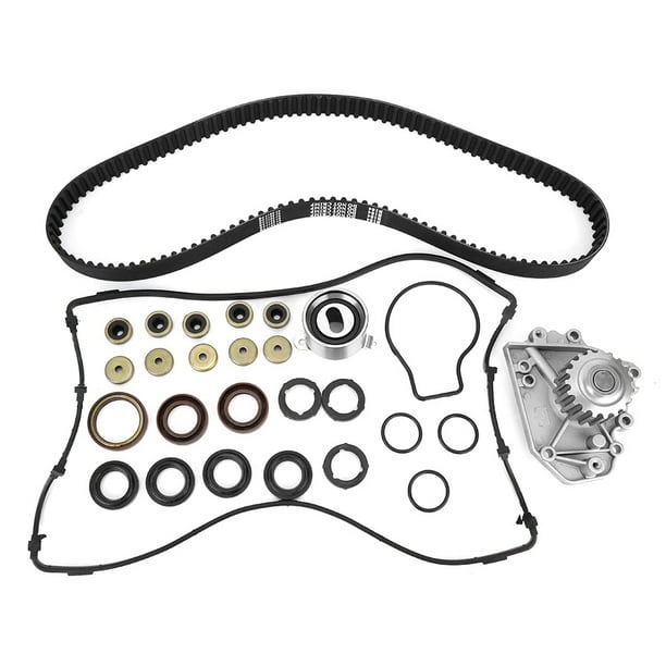 Qiilu Hlyjoon B18B1 Timing Belt Kit Water Pump Valve Cover Gaskets Set
