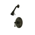 thumbnail image 3 of Kingston Brass KB2638BLSO Shower Faucet, Brushed Nickel, 3 of 4