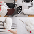thumbnail image 4 of Bamboo Fiber Dishwashing Gloves Non-Stick Steel Wire Oil-Proof Gloves Dishwashing Cloth Kitchen Cleaning Gloves, 4 of 8