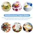 thumbnail image 2 of Yogurt Maker, Yogurt Maker Machine with Stainless Steel Inner Pot, Greek Yogurt Maker with Timer Control, Automatic Digital Frozen Yogurt Maker with 2 Glass Jars 1 Quart and Strainer for Hom, 2 of 6