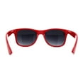 thumbnail image 2 of Classic Iconic Pop Color Horn Rim Sunglasses Red Smoke, 2 of 4