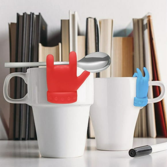 SMihono Kitchen Organizers and Storage Spoon Holder & Steam Holder,Silicone Finger-Shaped Pot Lid Prevents Overflow Kitchen Gadgets Must Have 2023