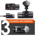 thumbnail image 2 of Dash Cam Vantrue N4 de tres canales 4K+1080P en la parte delantera y trasera, 2 of 8