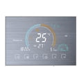 thumbnail image 2 of Termostato de habitación programable inteligente WiFi Controlador de temperatura de calefacción eléctrica LCD retroiluminado, plateado Inevent HA001969-03B, 2 of 6