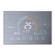 thumbnail image 2 of Termostato de habitación programable inteligente WiFi Controlador de temperatura de calefacción eléctrica LCD retroiluminado, plateado Yuarrent HA001967-03B, 2 of 6