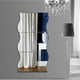 thumbnail image 4 of 12Pcs Square Wall Mirror Sticker Pattern Waves Silver Murals Style Dormitorio de Decoracion Infantil, 4 of 5