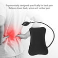 thumbnail image 3 of Inflatable Lower Back Pillow, Inflatable Lumbar Pillow Black Pain Relief  for Office, 3 of 8