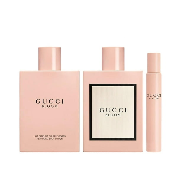 Set de perfume Gucci Bloom para mujer Eau De Parfum, 100 ml, 3 piezas