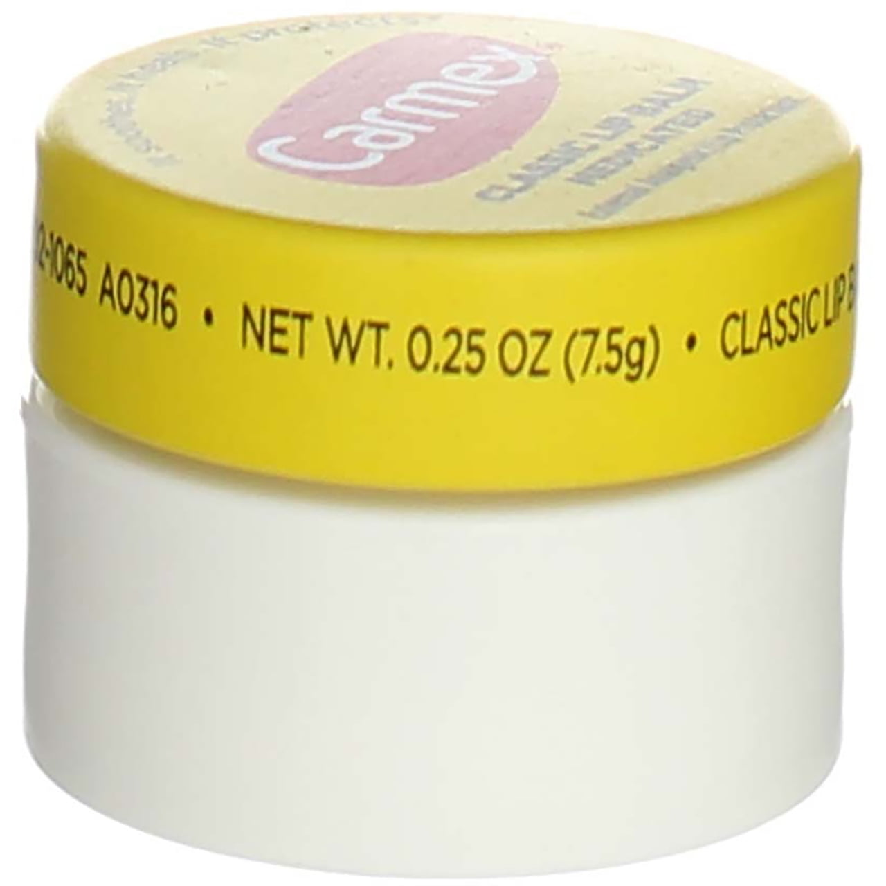 Carmex Classic Medicated Lip Balm Jar, Original, 0.25 oz (24 pack)