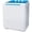 Blue, variant on TABU Portable Washing Machine,17.6lbs Compact Twin Tub Washer & Dryer with Drain Pump,,Gray