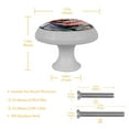 thumbnail image 5 of Ink Plant Kitchen Hardware: Fluorescent Drawer Pulls - Round 4-Pack, Glow-in-the-Dark Knobs for Cabinets, Wardrobes, and Dressers, 5 of 6
