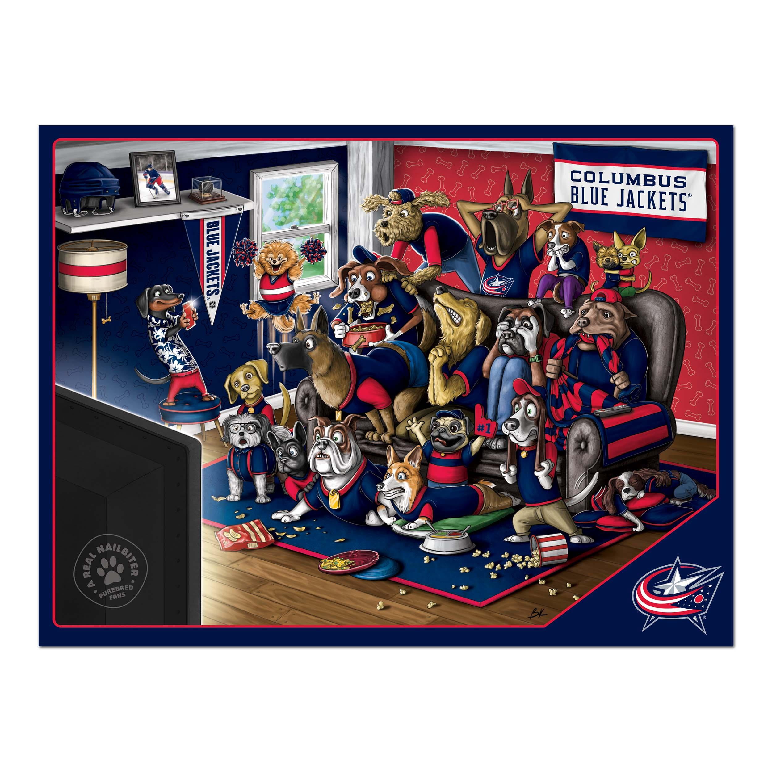 YouTheFan NHL Columbus Blue Jackets Purebred Fans Nailbiter Puzzle - 500 PC
