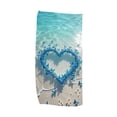 thumbnail image 2 of Amzcrzy Polyester Ocean Elements Beach Towel Oceans-Themed Beach Towel Starfishs Seashells and Sea Turtle Fast-Drying Absorbent Bath Towel Microfiber Beach Towel Non-Functional Blankets, 2 of 6