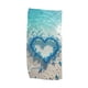 thumbnail image 2 of Toalla de playa con temática marina: estrellas de mar, conchas y tortuga marina. Toalla de microfibra absorbente de secado rápido para nadar, surfear y usar junto a la piscina., 2 of 6