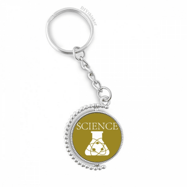 science Expérimente des instruments Particules Rotatifs Porte-Clés Accessoires de Disque clip de Chaîne