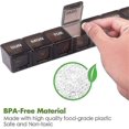 thumbnail image 5 of Extra Large Pill Box 2 Pcs Xl Weekly 7 Day Large Capacity Pill Box Jumbo, 5 of 5