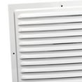 thumbnail image 6 of Air Vent Cover, Air Vent Grille, White Square Aluminum Alloy, Air Vent Louver, Return Air Grille for Office Rvs Bathroom Ceiling Campers 30cm, 6 of 6