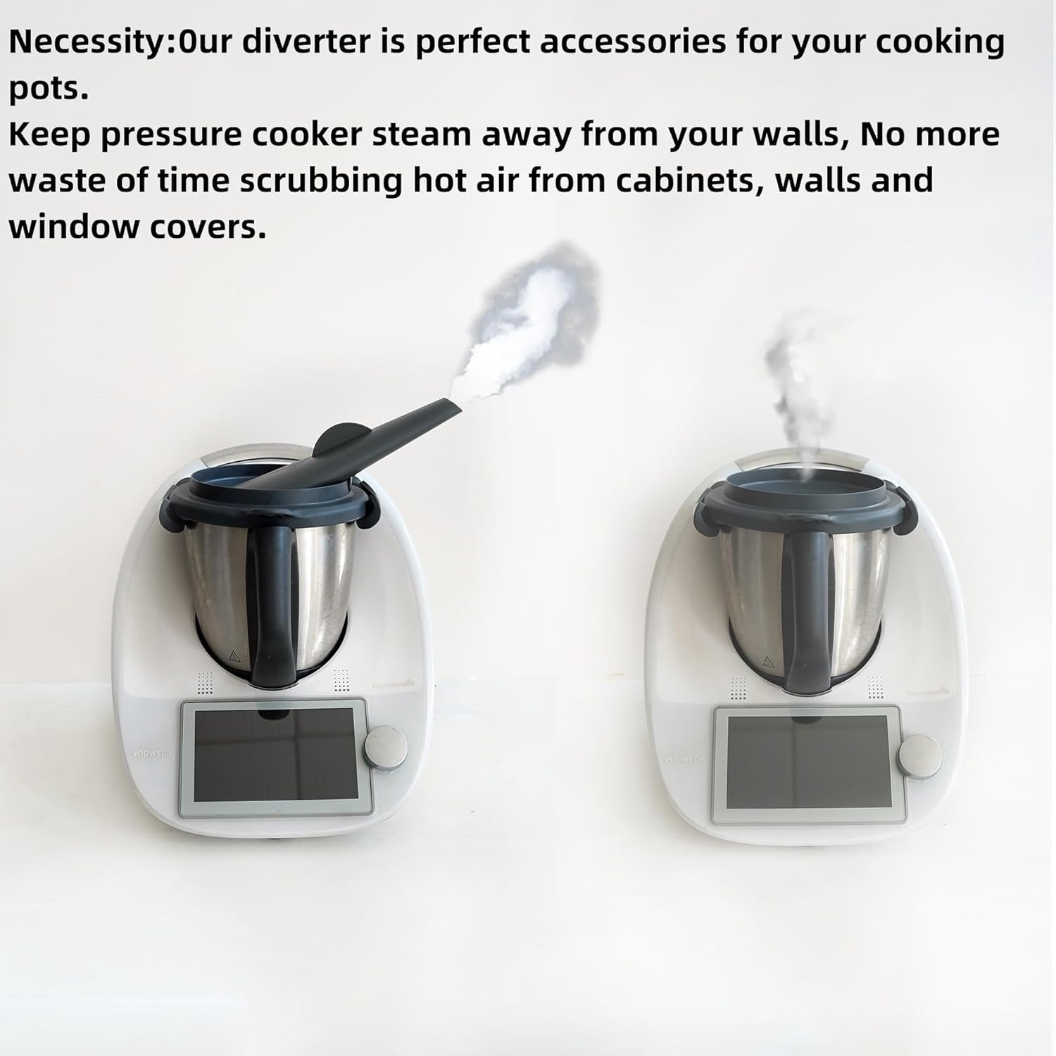 ABPETE Steam Diverter Steam Diversion Steam Steering Attachment Compatible with Thermomix TM5/TM6 Compatible with Thermomix Accessories