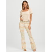 Jessica Simpson Women's and Women's Plus Waverly Cotton Smocked Blouse, Sizes XS-4X