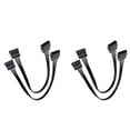 thumbnail image 1 of Molex IDE 4 Pin Male to 15 Pin Female SATA Converter Adapter Cable Hard Drive HDD SSD Extension Cable,4 Pack, 1 of 6