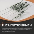 thumbnail image 5 of 36 Piezas de Tallos Eucalipto Hojas Artificiales Ramas Toque Verde Gris Verdadero, 5 of 5