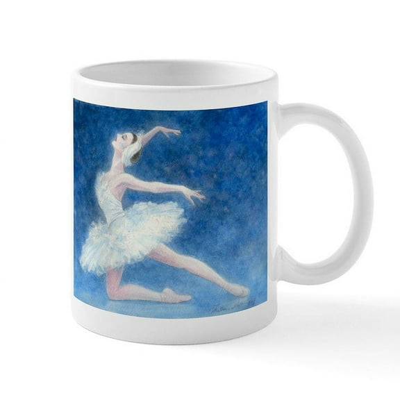 CafePress - Swan Lake Ballet Mug (Full Color) - 11 oz Ceramic Mug - Novelty Coffee Tea Cup