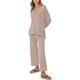 thumbnail image 1 of Puntoco Conjunto de 2 piezas para mujer, ropa de descanso de gran tamaño, conjunto holgado y holgado, conjunto de chándal de otoño 2023, conjuntos de salón a juego Puntoco Puntoco-6008, 1 of 7