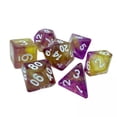 thumbnail image 1 of TISHITA 2x7x Game Dices Luminary Engraved Assorted for Roll Playing , A, 2 Pcs, 1 of 7