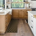 thumbnail image 2 of Ottomanson Non-Slip Hallway Runner Rug 20" x 59" Perfect for High Traffic Areas, Brown Trellis, 2 of 8