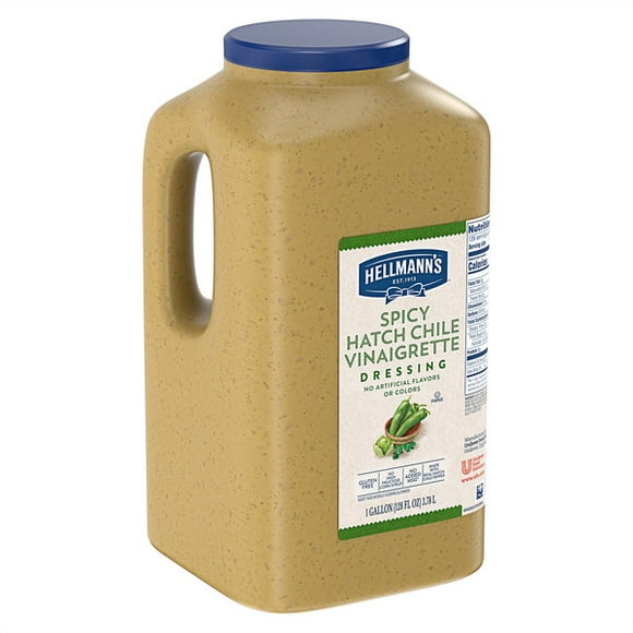 Hellmann's 1 Gallon Spicy Hatch Chile Vinaigrette Dressing - 4/Case