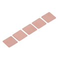 thumbnail image 2 of 20Pcs Copper Heat Sink Shim Strong Thermal Conductivity Copper Thermal Pad for Laptop CPU GPU 0.3mm / 0.01in, 2 of 4