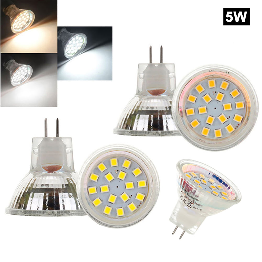 4 X MR11 2.2 Watt LED Cool White 5000K Bi-Pin Light Bulb 12VAC-DC Landscape 4pcs 