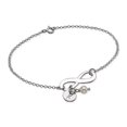thumbnail image 1 of Teenage Girls Gifts -Initial Charm Infinity Bracelet High quality, 1 of 3