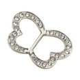 thumbnail image 1 of Hebilla de diamantes de imitación, elegante artesanía, deslizador de cinta nupcial para ropa, cinta para mujer Mariposa Argenta, 1 of 9