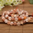 thumbnail image 2 of Natural Hematoid Quartz/Fire Quartz Round Beads Strands Ferruginous Quartz 8mm Hole: 1mm about 48pcs/strand 14.9 inch, 2 of 2