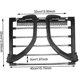 thumbnail image 2 of Balcony Drying Rack, Stainless Steel Clothes Dryer Shoes Rack, Foldable Hanging laundry Rack, 2 of 5