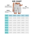 thumbnail image 6 of BALEAF Women's 7" Athletic Long Shorts High Waisted Running Bermuda Shorts with Pockets Light Gray Large, 6 of 6