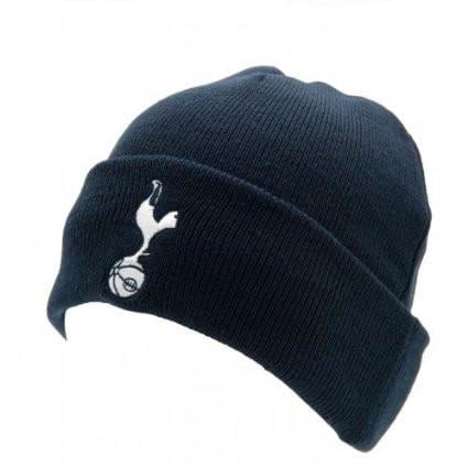 New Tottenham Hotspur Navy Turn Up Beanie Hat *Official* 
