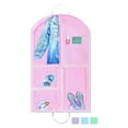 thumbnail image 3 of URSOFINE Waterproof Hanging Garment Bag 40 inch Clothes Bag with Gusset, 5 Pockets Side Zip for Dance Costumes Sports Skating Theatre Pageants Cheer Cosplay, 3 of 7