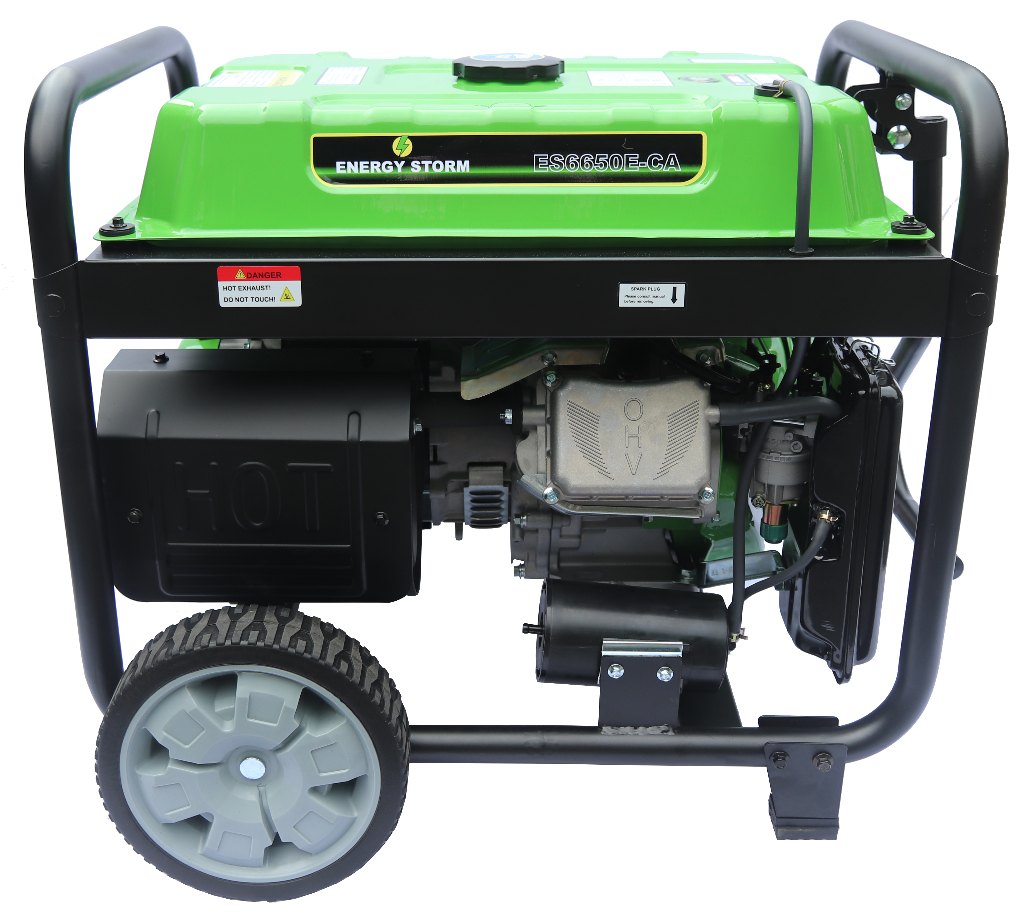 Lifan 6000W Electric & Recoil Start Power Generator, Low Oil Shutdown
